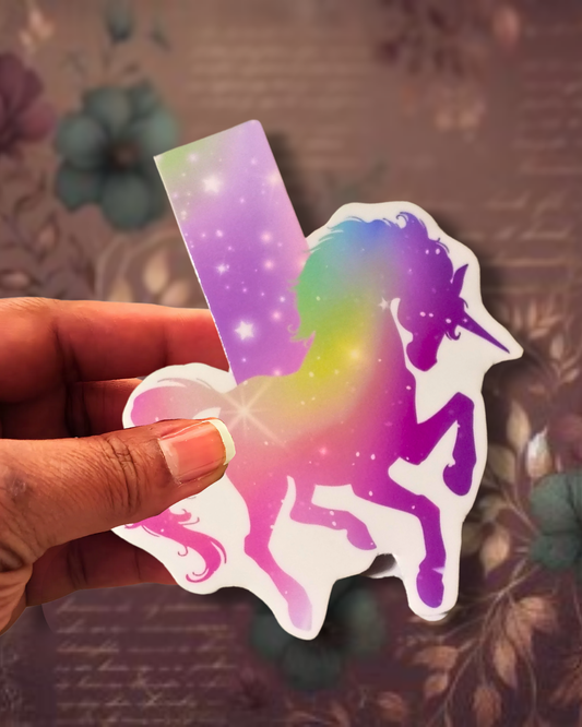 "Rare and Radiant" Magnetic Unicorn Bookmark(s)