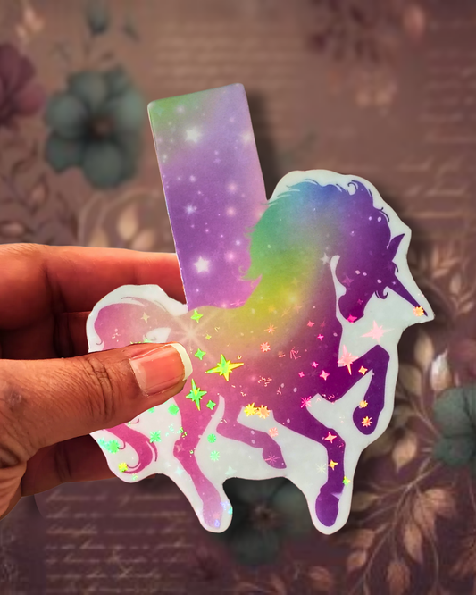"Rare and Radiant" Magnetic Unicorn Bookmark(s)