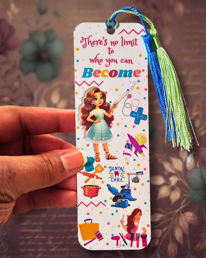 "Inspired to Be Collection..." Traditional Bookmark(s)/w Tassels