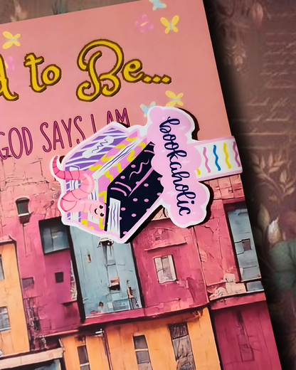 "Book-A-Holic" Magnetic Bookmark