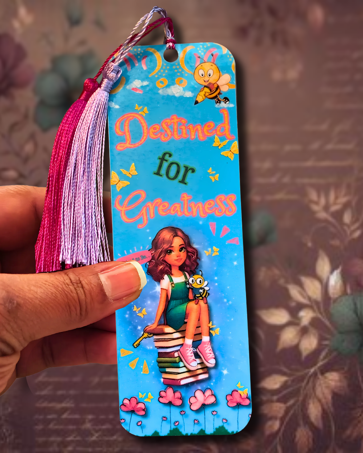 "Inspired to Be Collection..." Traditional Bookmark(s)/w Tassels