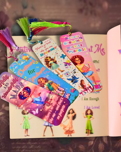 "Inspired to Be Collection..." Traditional Bookmark(s)/w Tassels