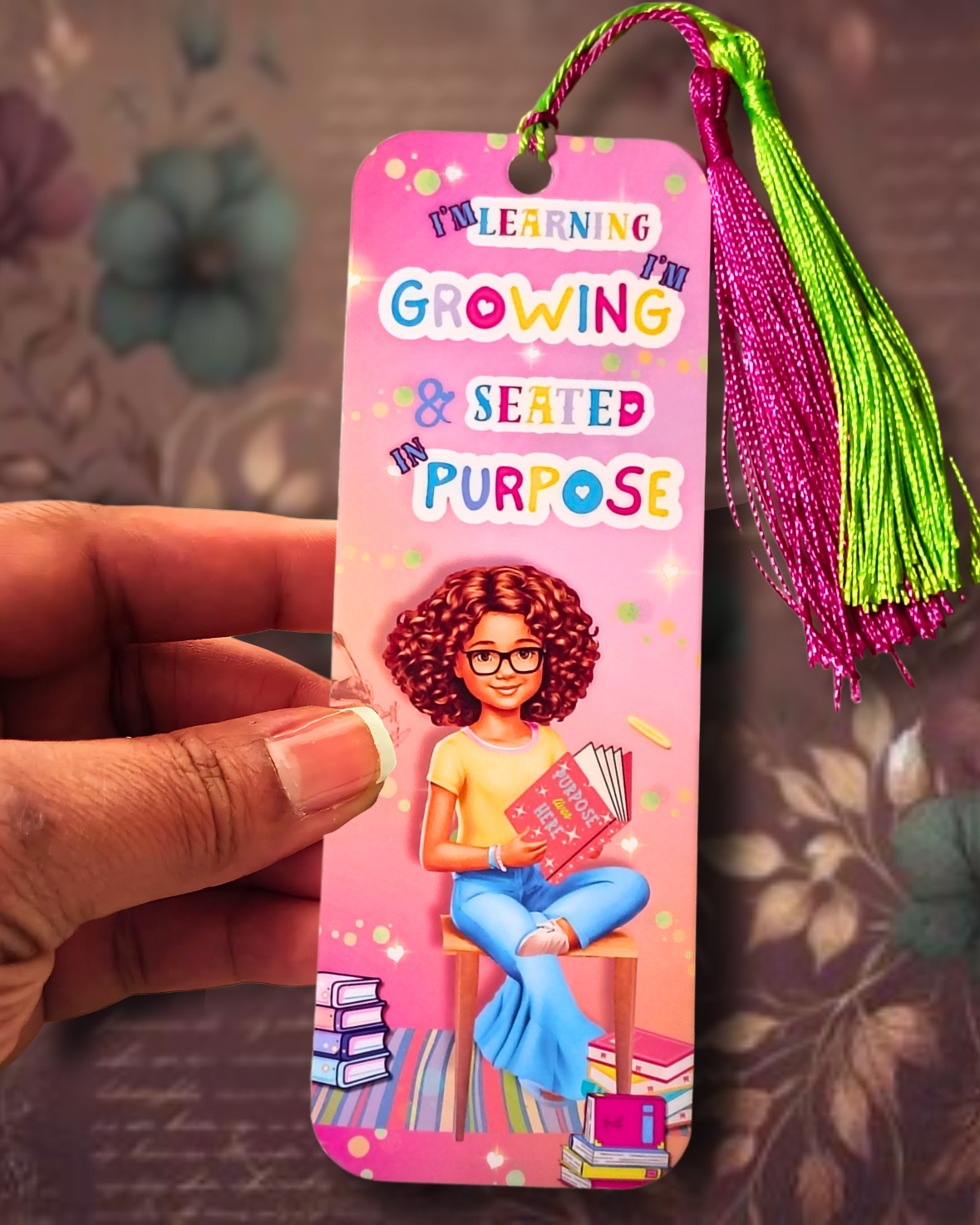 "Inspired to Be Collection..." Traditional Bookmark(s)/w Tassels