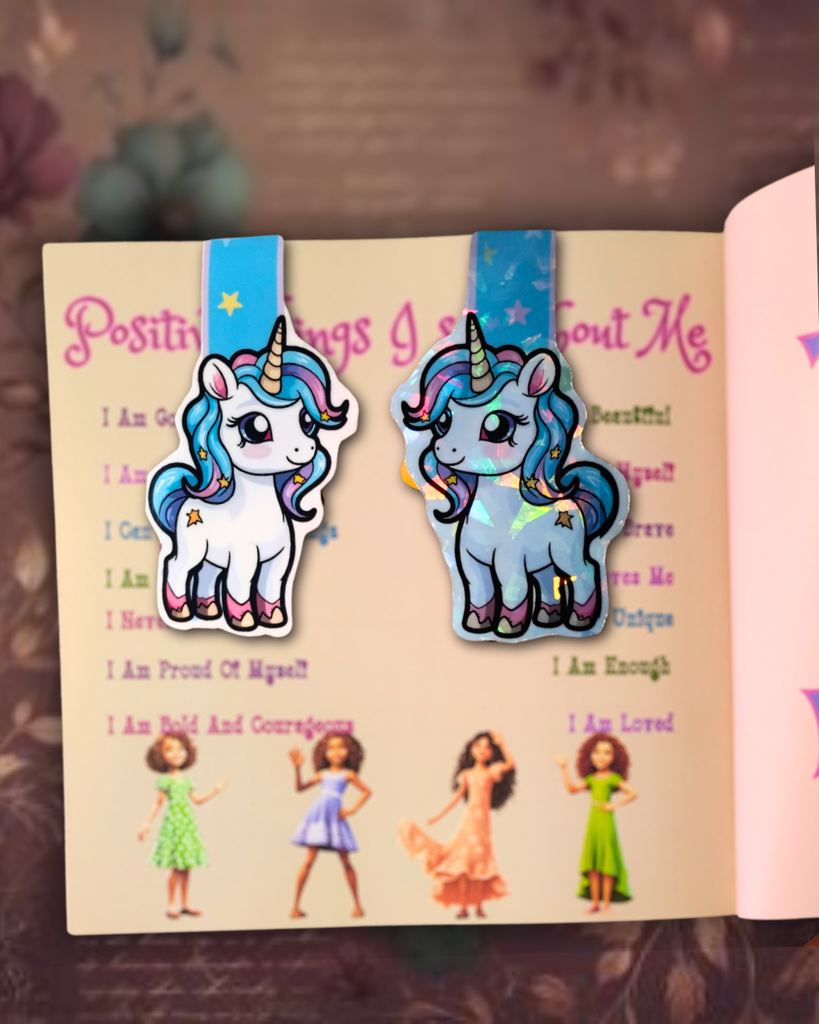 "Sweet Baby Unicorn" Magnetic Bookmark(s)