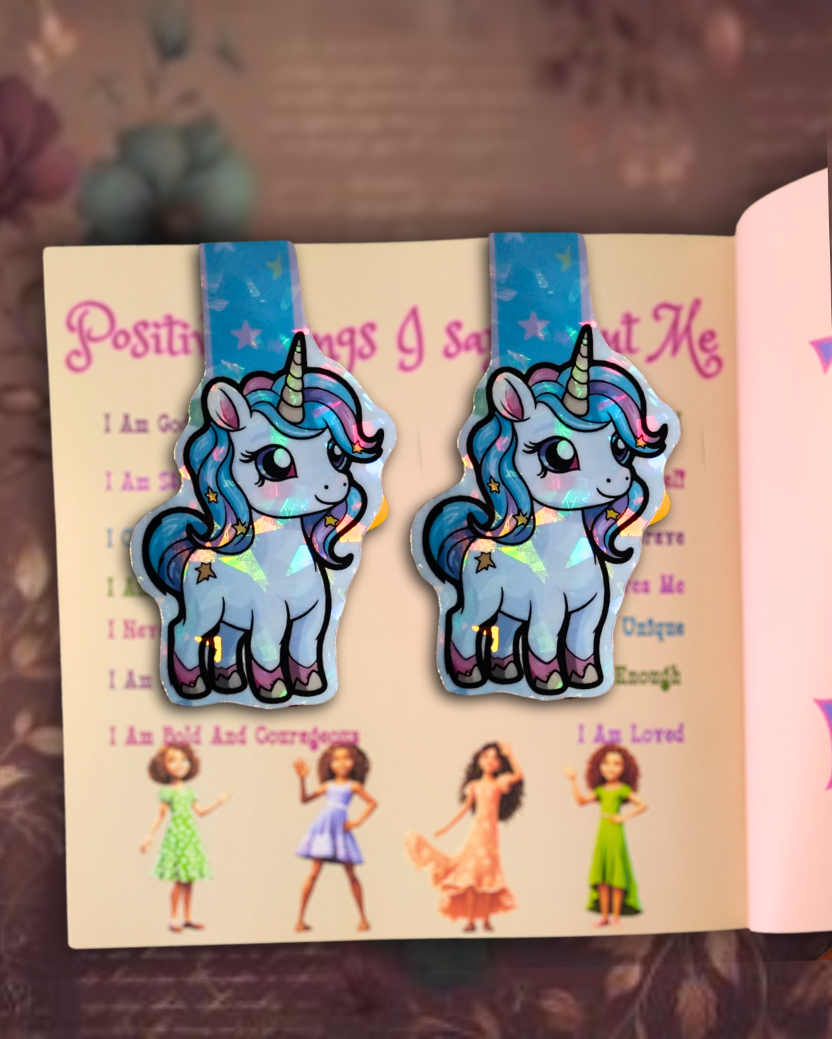 "Sweet Baby Unicorn" Magnetic Bookmark(s)